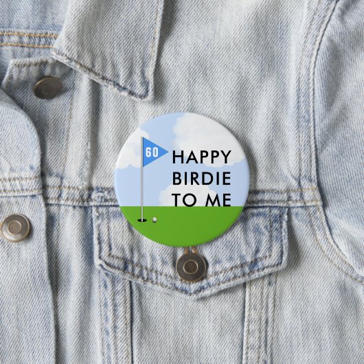 ゴルフおもしろい誕生日 缶バッジ (インサイチュ)