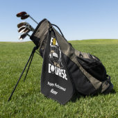 ゴルフおもしろい警退職した察官ゴルファー ゴルフタオル (グリーン)