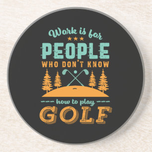 ゴルフおもしろい退職した選手ゴルファー大好きゴルフ コースター