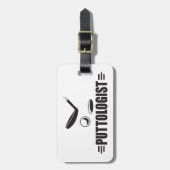 ゴルフおもしろい、パッティング ラゲッジタグ (正面縦)