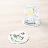 ゴルフお祝いパーティーコースター ペーパーコースター (インサイチュ)