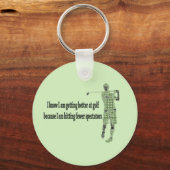 ゴルフが上達 キーホルダー (正面)