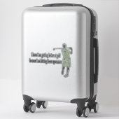 ゴルフが上達 シール (スーツケース)