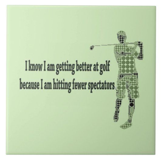 ゴルフが上達 タイル (正面)