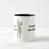 ゴルフが上達 ツートーンマグカップ (中央)