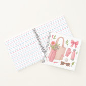 ゴルフが大好きな女性ゴルファーのためのゴルフピンク ノートブック (内部)