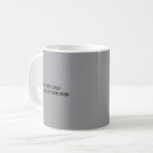 ゴルフが簡単ならお母さんと呼ばれている コーヒーマグカップ (正面左)