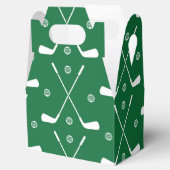 ゴルフこうもり及びグリーン背景 フェイバーボックス (オープン)
