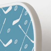 ゴルフこうもり及びブルーバックグラウンド ピックルボールラケット (左詳細)