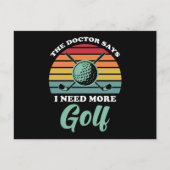 ゴルフことわざおもしろい ポストカード (正面)