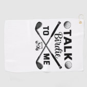 ゴルフでバーディーをおもしろい話す ゴルフタオル (横)