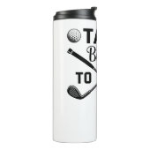 ゴルフでバーディーをおもしろい話す タンブラー (回転左)