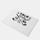 ゴルフでバーディーをおもしろい話す ドアマット (アングル)