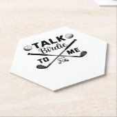 ゴルフでバーディーをおもしろい話す ペーパーコースター (アングル)