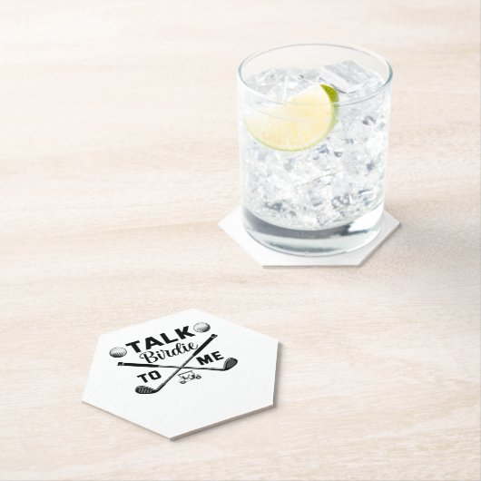 ゴルフでバーディーをおもしろい話す ペーパーコースター (インサイチュ)