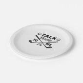 ゴルフでバーディーをおもしろい話す ペーパープレート (アングル)