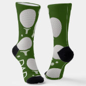 ゴルフでパパの父の日の贈り物 ソックス (傾斜あり)