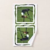 ゴルフでパーを作ろう。 バスタオルセット (ハンドタオル)