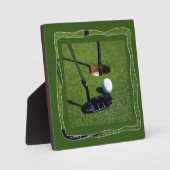 ゴルフでパーを作ろう。 フォトプラーク (正面)