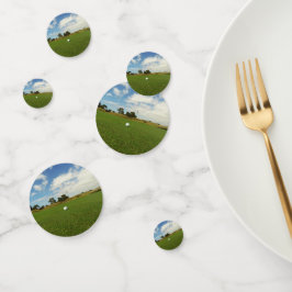 ゴルフで試合を行う コンフェッティ