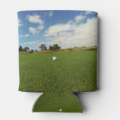 ゴルフで試合を行う 缶クーラー (裏面)