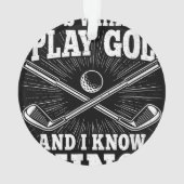 ゴルフで遊知ってるおもしろい オーナメント (裏面)