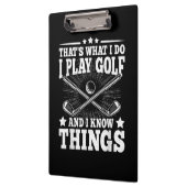 ゴルフで遊知ってるおもしろい クリップボード (左)