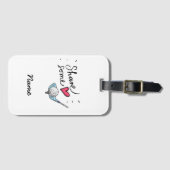 ゴルフとハート共有いくつかの愛    ラゲッジタグ (正面横)