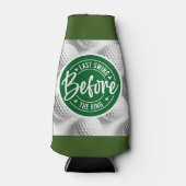 ゴルフとビールおもしろいのことわざ学士の結婚 ボトルクーラー (正面)