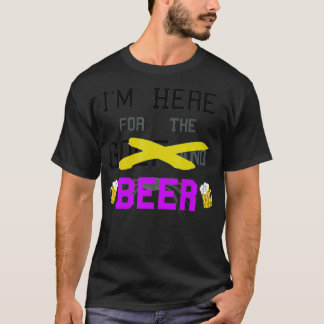 ゴルフとビールの父親の為にユーモアのある来た Tシャツ