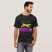ゴルフとビールの父親の為にユーモアのある来た Tシャツ (正面フル)