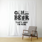 ゴルフとビール タペストリー (インサイチュ)