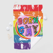 ゴルフとプライド:レインボー ゴルフタオル (インサイチュ)