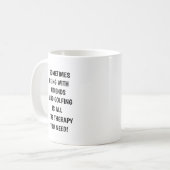 ゴルフと友人 – おもしろマグカップ コーヒーマグカップ (正面左)