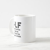 ゴルフと無限シリーズの悲劇団ゴルフP コーヒーマグカップ (正面左)