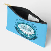 ゴルフにはやり方がボールが多い アクセサリーポーチ (見開き)