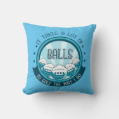 ゴルフにはやり方がボールが多い クッション (正面)