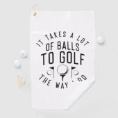 ゴルフにはやり方がボールが多い ゴルフタオル (インサイチュ)