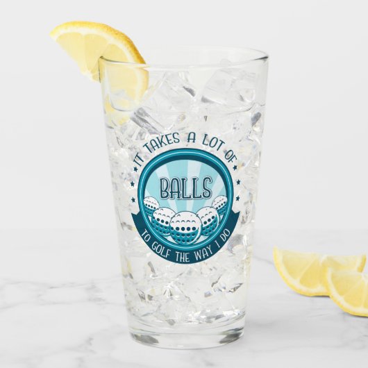 ゴルフにはやり方がボールが多い タンブラーグラス (アイス正面)