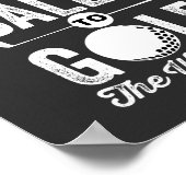 ゴルフにはやり方がボールが多い ポスター (角)