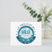 ゴルフにはやり方がボールが多い ポストカード (スタンド正面)