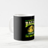 ゴルフにはやり方でボールが多い コーヒーマグカップ (正面左)