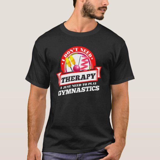 ゴルフにセラピーが必要遊ない Tシャツ (正面)