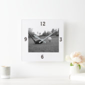 ***ゴルフに行こう***時計 スクエア壁時計 (ホーム)