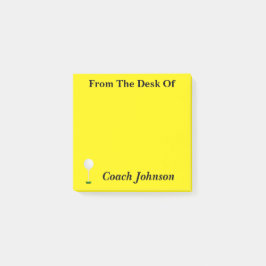 ゴルフに関する注記 ポストイット