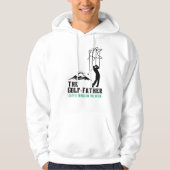 ゴルフのお父さん – グリーンで物事を解決 パーカ (正面)