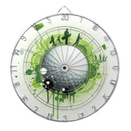 ゴルフのためにティーにのせよう ダーツボード