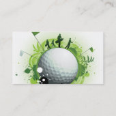 ゴルフのためにティーにのせよう 名刺 (裏面)