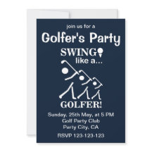 ゴルフのようにスイングしよう ゴルフパーティー