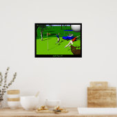 ゴルフのエチケット ポスター (キッチン)